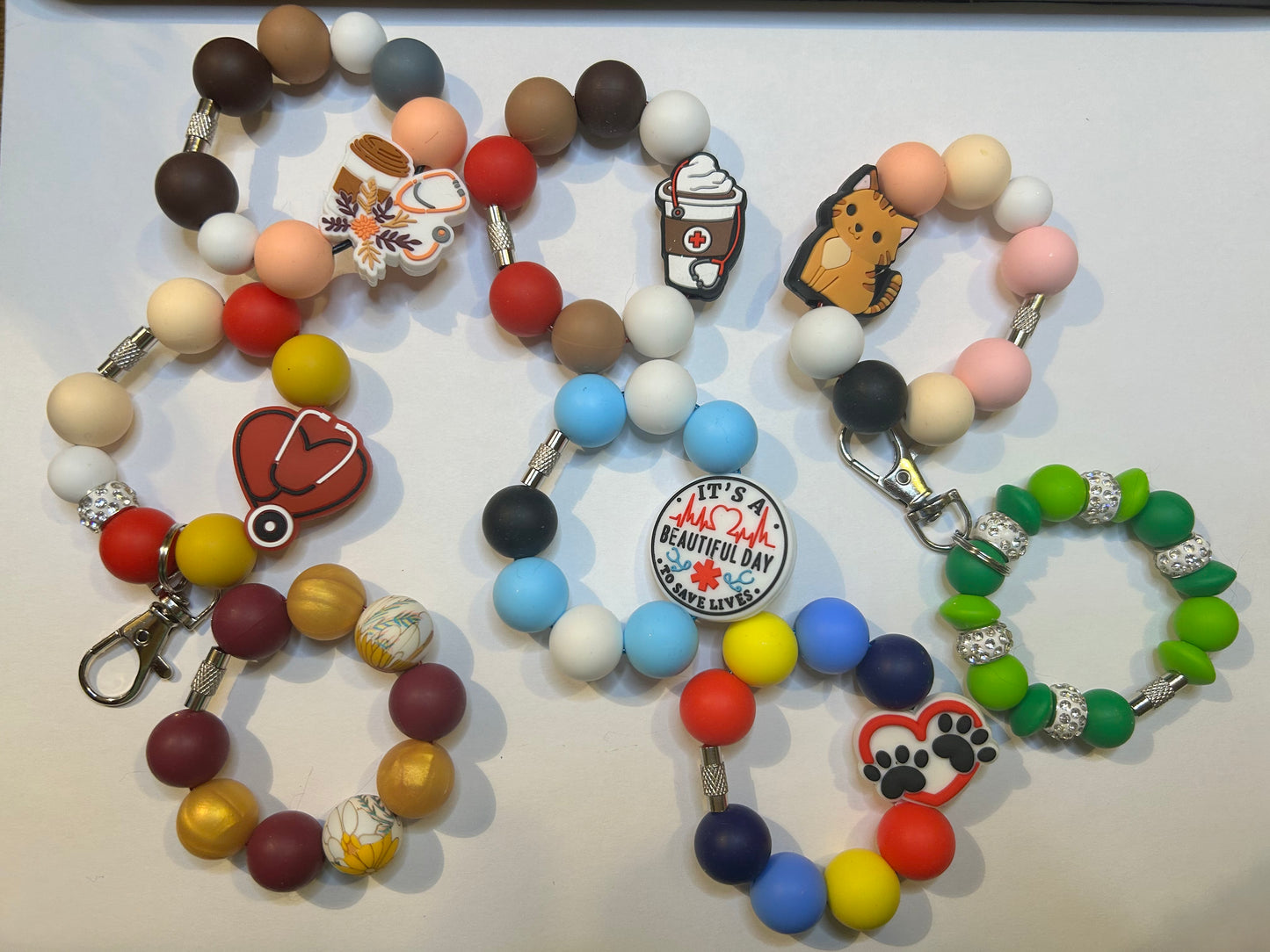 Beaded Bag Charms/Tumbler Charms